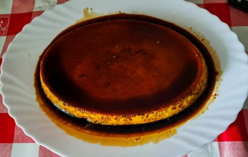 Flan cubano casero