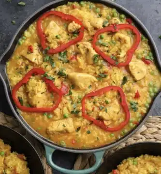 Arroz con pollo a la chorrera