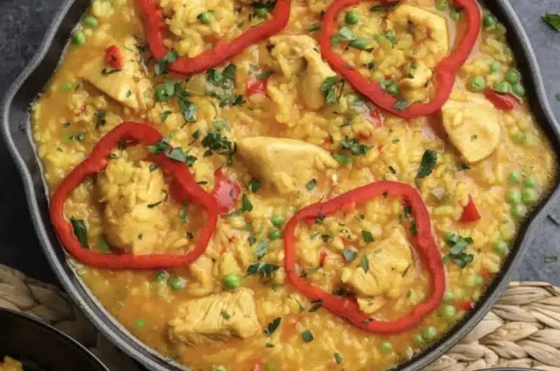 Arroz con pollo a la chorrera