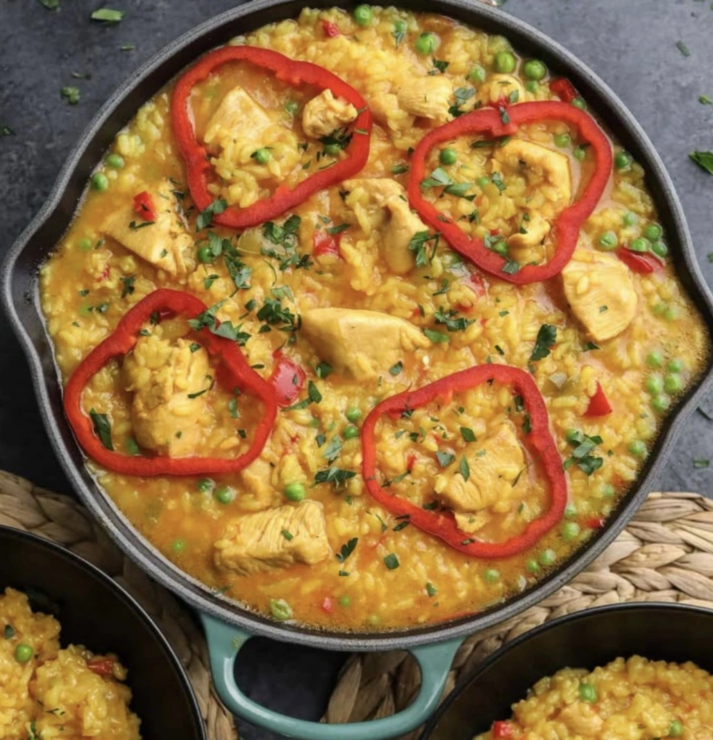 Arroz con pollo a la chorrera