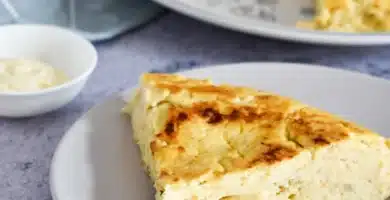Tortilla de coliflor